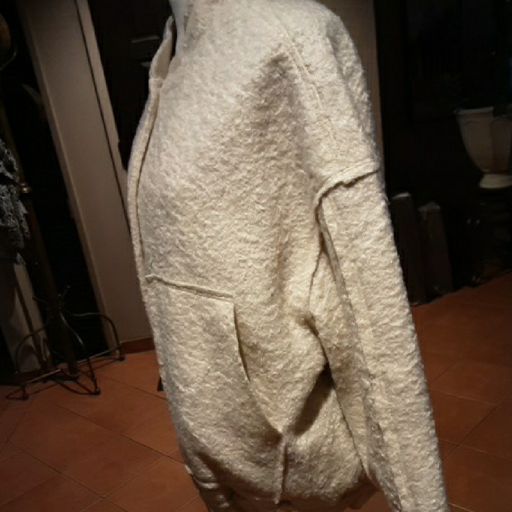 Women's Cream Button-Up Jacket - Picture 6 of 16